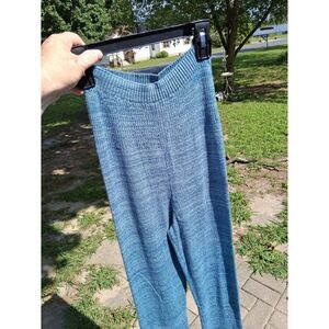 Free People Leggings XS /TP Slate Blue Gray Thick Winter Knit NWT